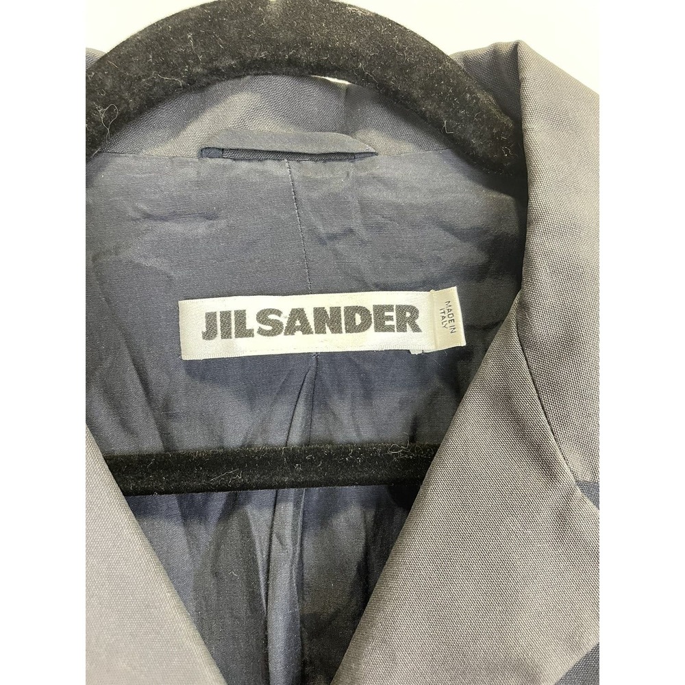 Vintage Navy Jil Sander Trench Coat Size 38 View 3